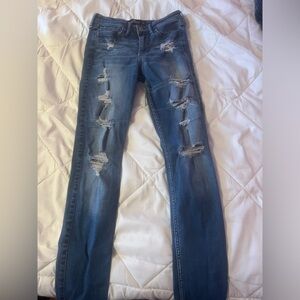 Hollister high rise super skinny jeans